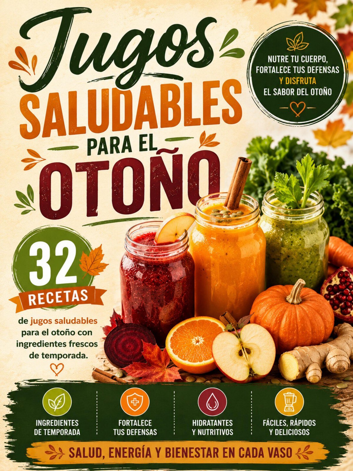 Jugos Saludables para el Otoño