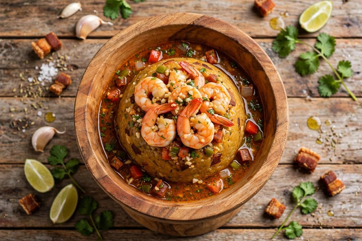 Mofongo Con Camarones